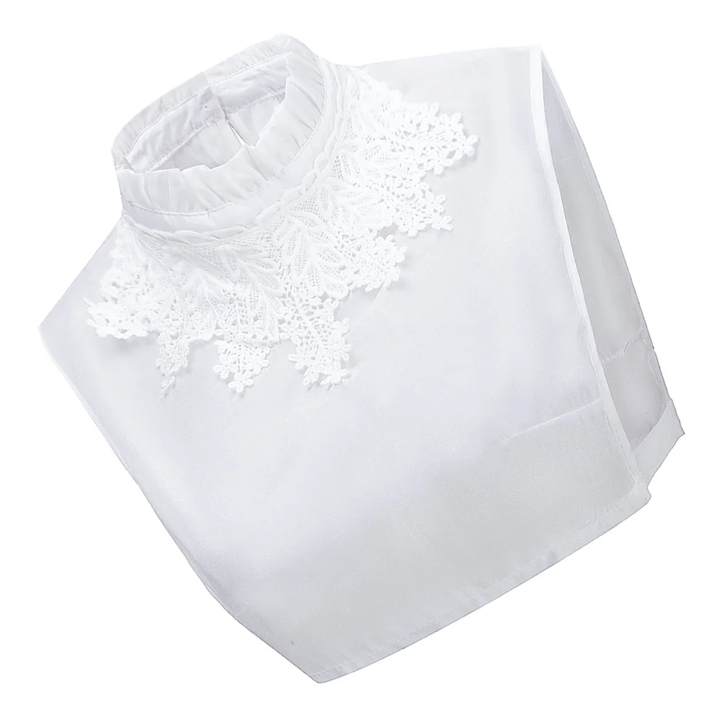 وهمية للنساء قابل للتعديل فو طوق قميص ملحق ملابس حفلات الزفاف بلوزة كاذبة طوق سيدة الترفيه ارتداء #1