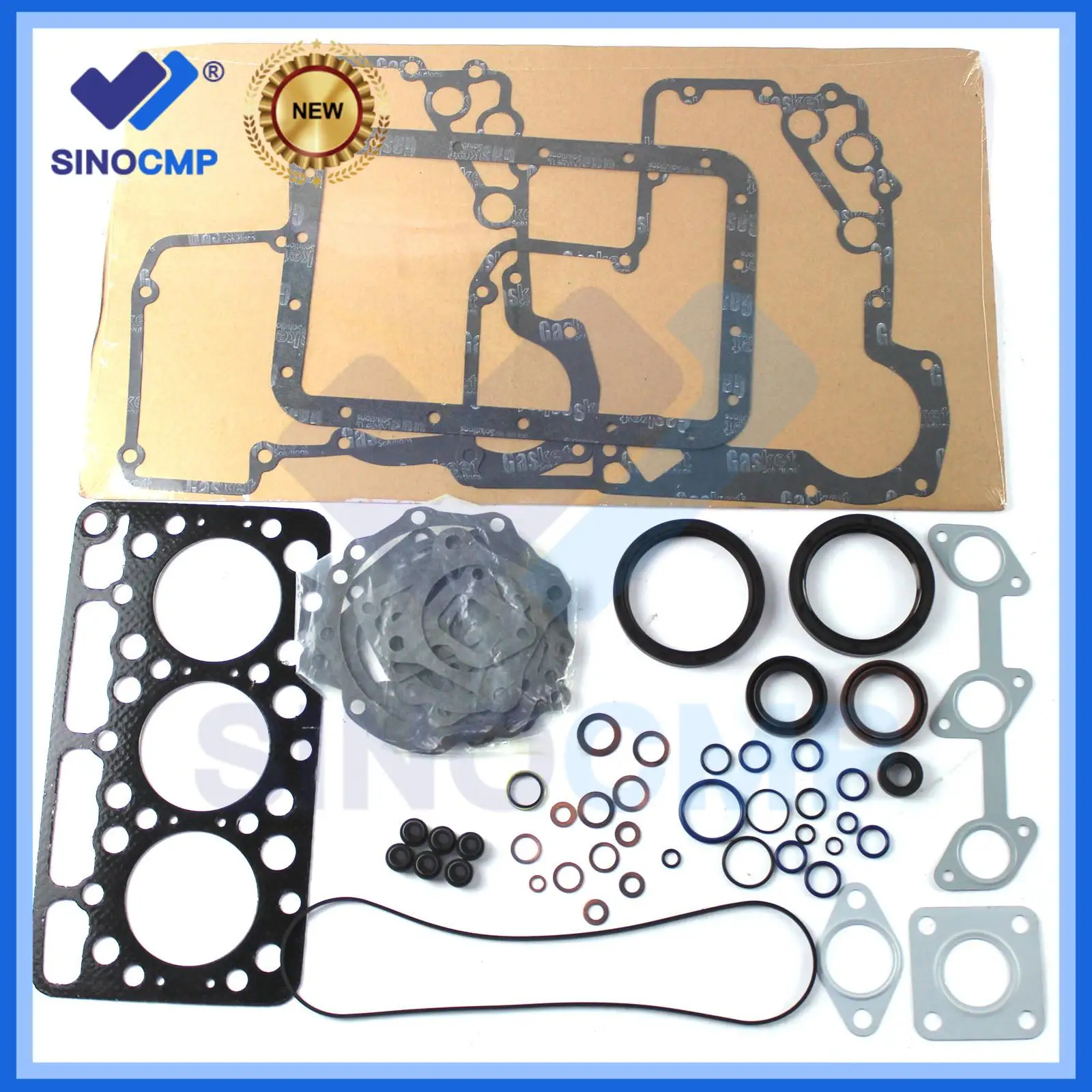 

D750 D750B D750-B Engine Gasket Kit For Kubota B5200D B5200E B7100 B7100HST-DT B7100HST-E B7100HST-II-DT Tractor