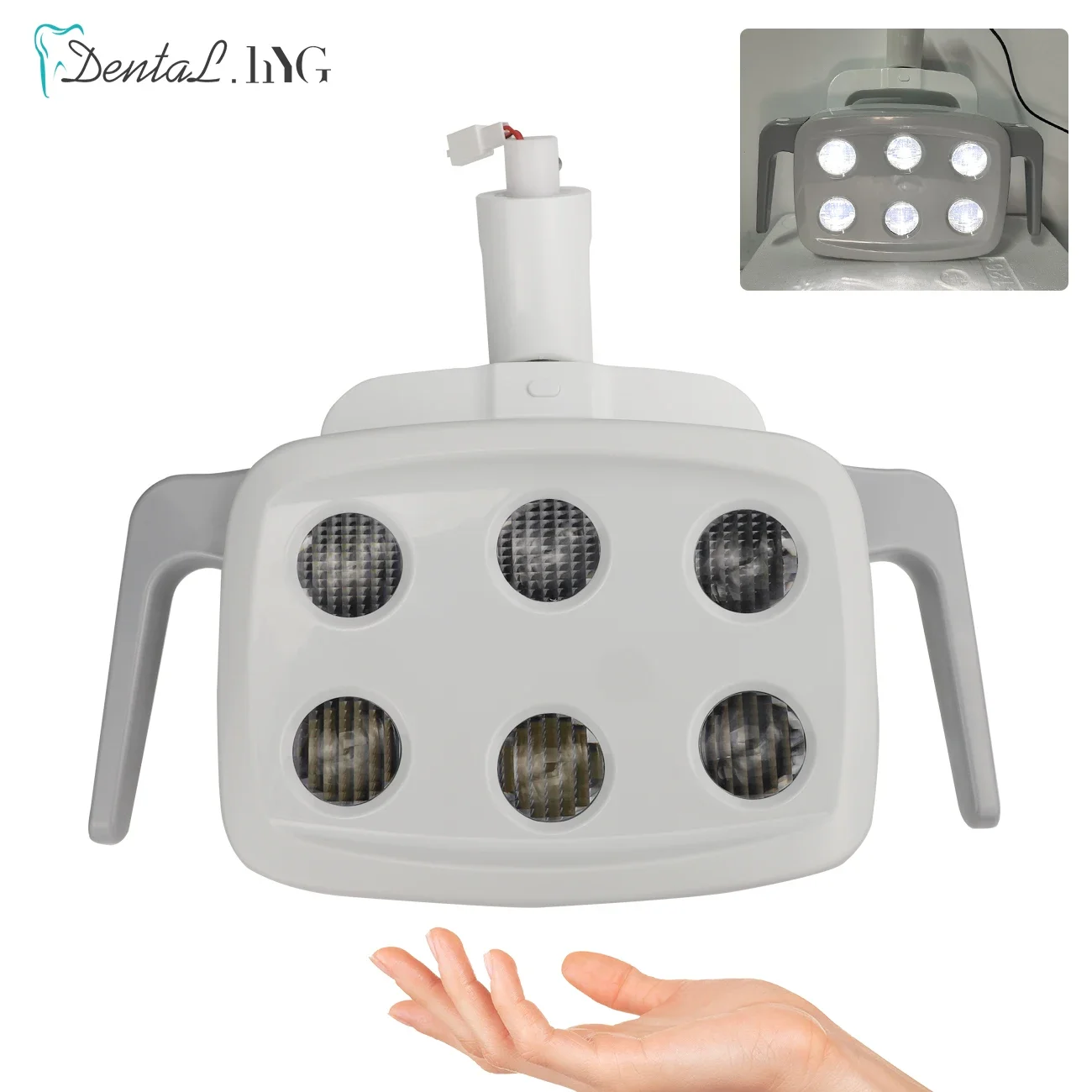 6LED Dental LED Lamp Oral Light For Dentistry Operation Light Chair Inductive Infrared Spotlight Oral Care Teeth Whitening Tool