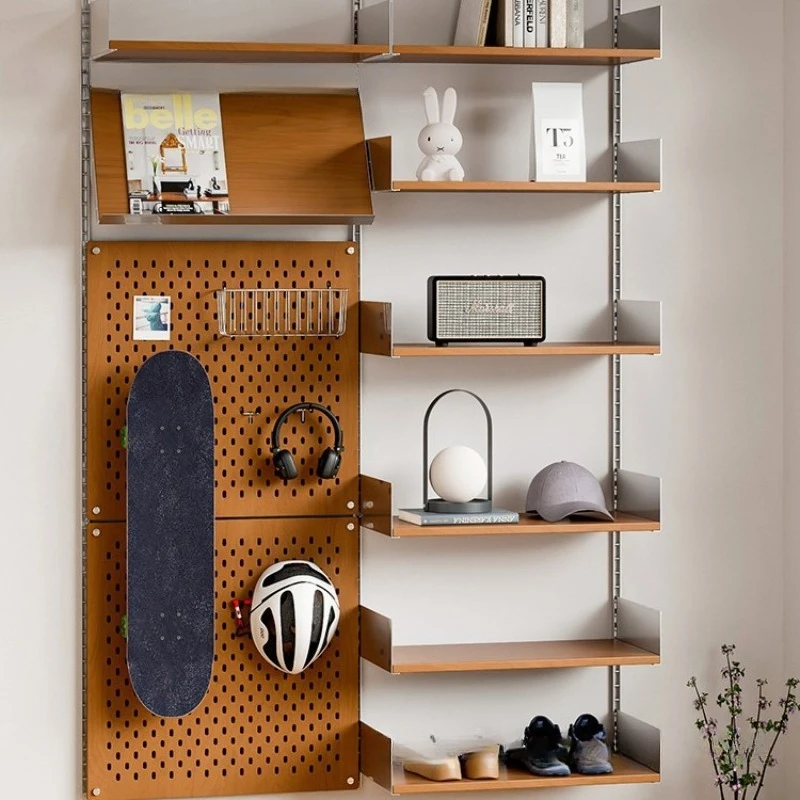 Wall-mounted track Invisible wall rack DIY free combination suspension module
