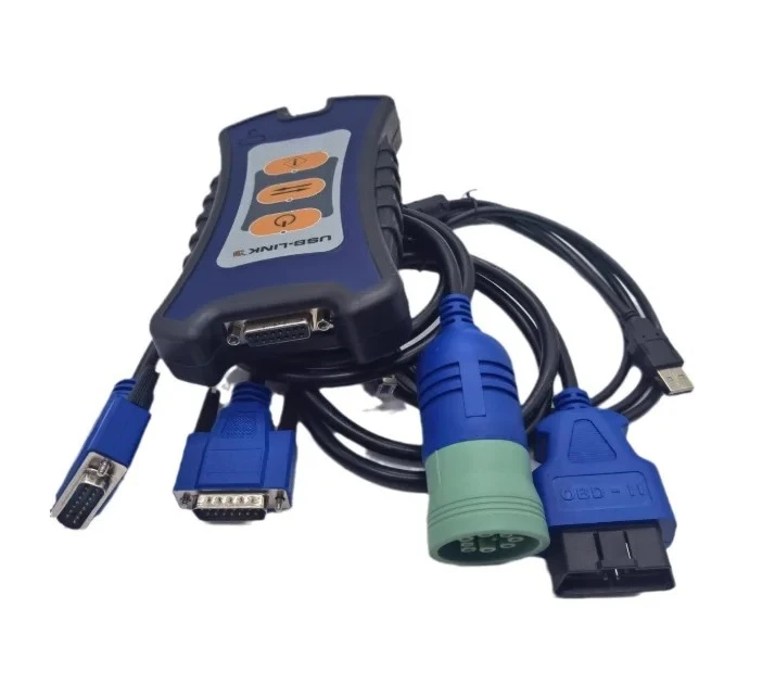 USB Link Bluetooth Heavy Duty Truck Diagnostic Toolr Fuel ECU Scanner With Software