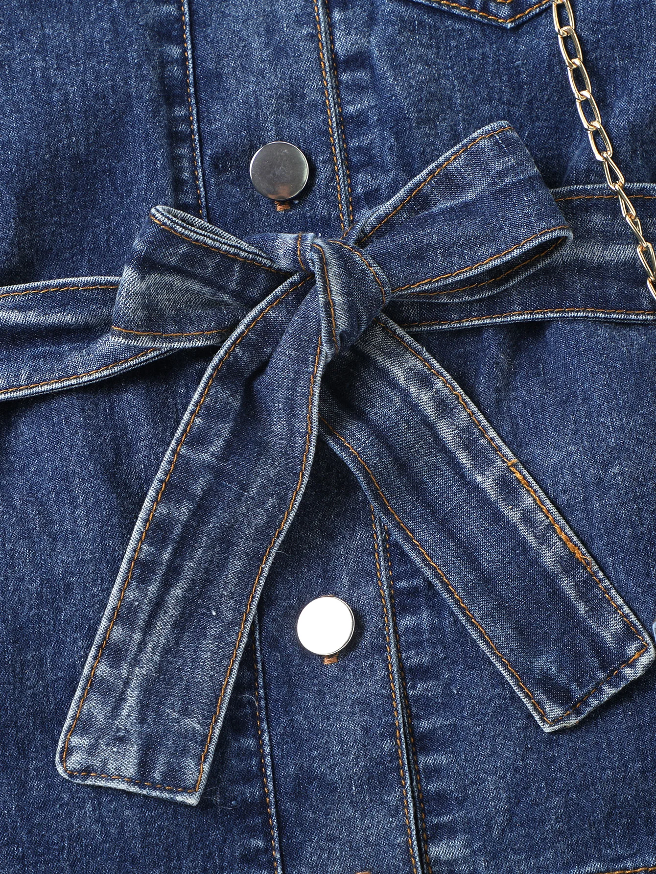 تنورة رومبير للفتيات بأكمام طويلة من قماش الدنيم للخريف والشتاء، مناسبة للأنشطة اليومية والخارجية للأطفال من سن 3 إلى 8 سنوات