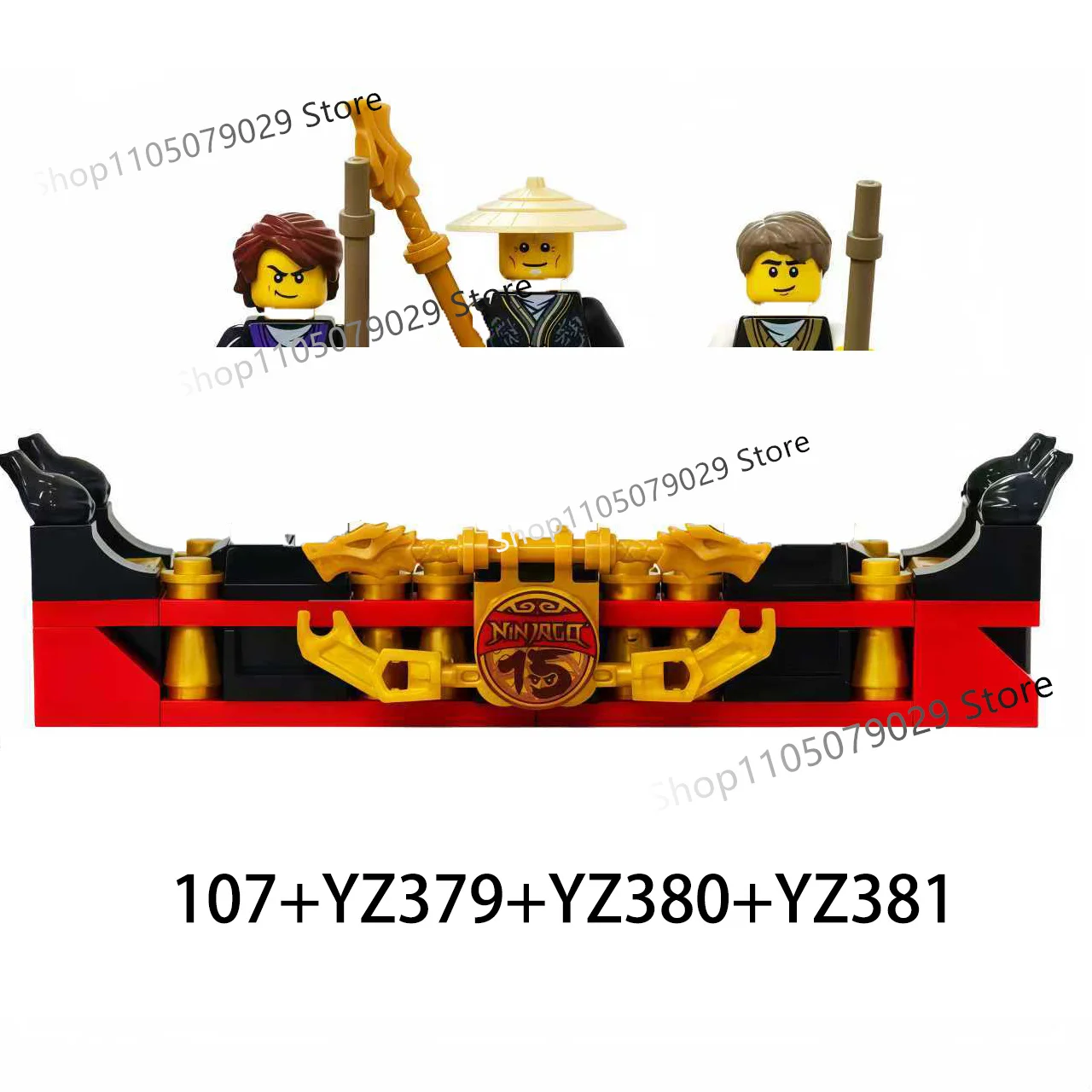 Anime Cartoon TV Ninja Dragons Rising Nokt Rox Zarkt Drix Master Wu Bouwstenen voor Kinderen DIY Cadeaus