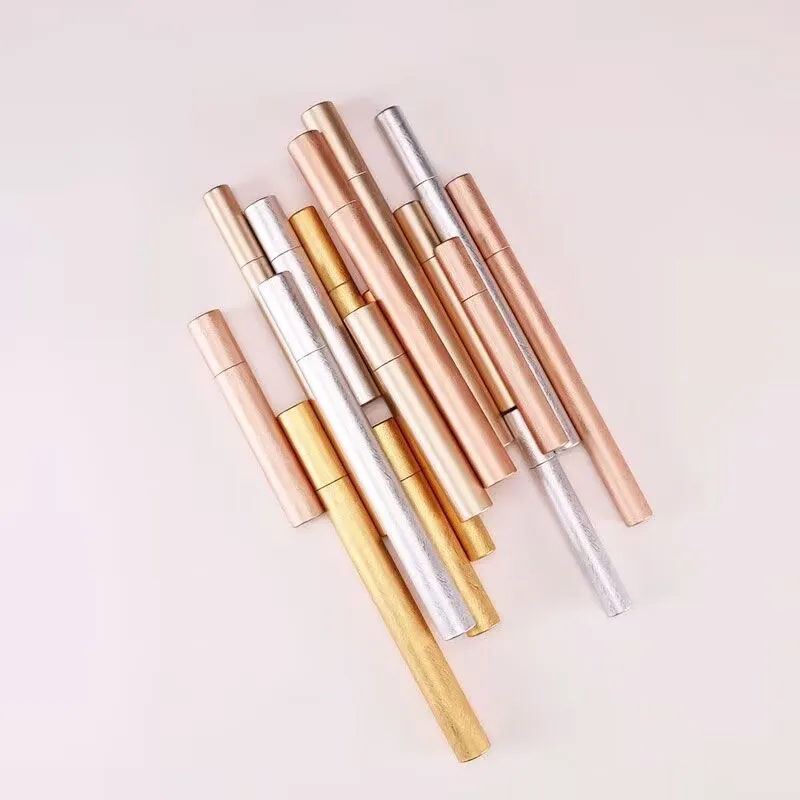 20pcs Gold Silver Incense Tube Paper Long Short Empty Incense Barrel Household Joss Sticks Packing Storage Box