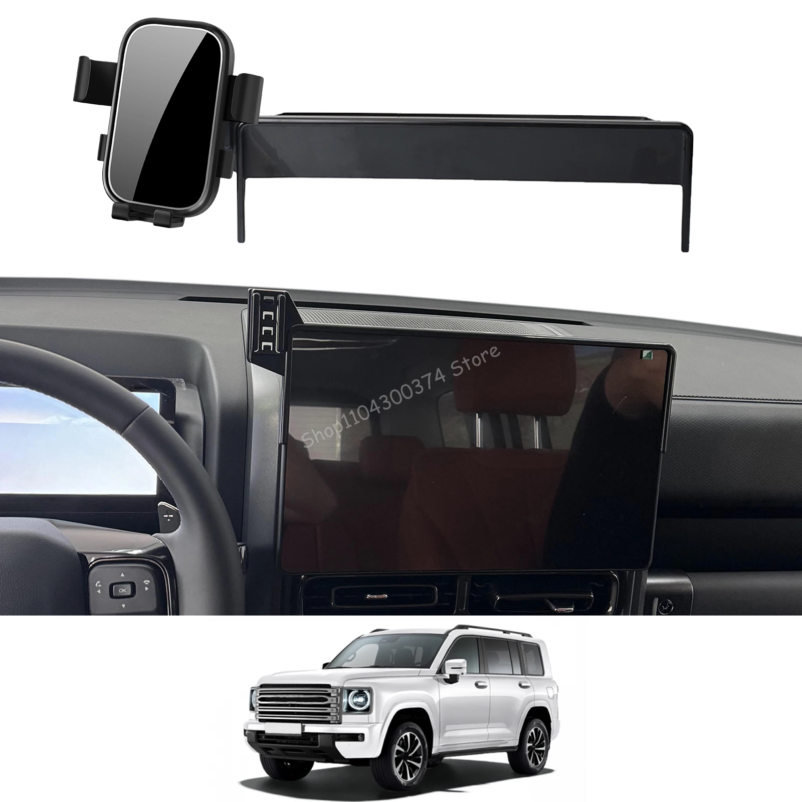 

Car Mobile Phone Holder for HAVAL H9 2024 2025 GPS Bracket Navigation Stand Auto Accessories