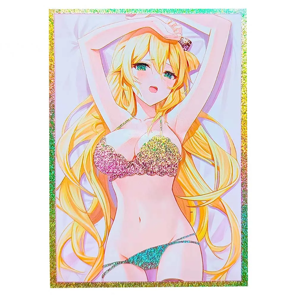 50PCS 63X90mm Japanse Grootte Trading Card Sleeves Afdrukken Anime Card Sleeves Perfect Fit YGO Card Gift speelgoed