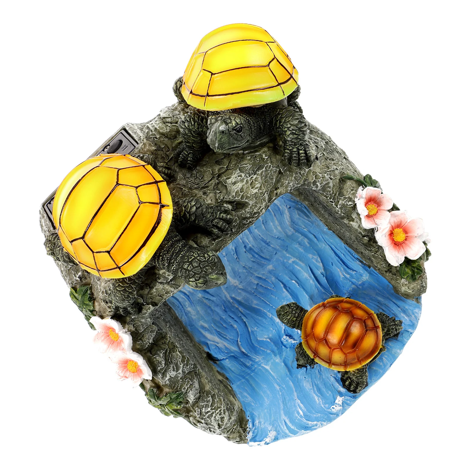 カメ型雨どい延長樹脂製ガーデンスタチュー屋外用排水口分岐器景観彫刻雨どい装飾雨どいアクセサリー