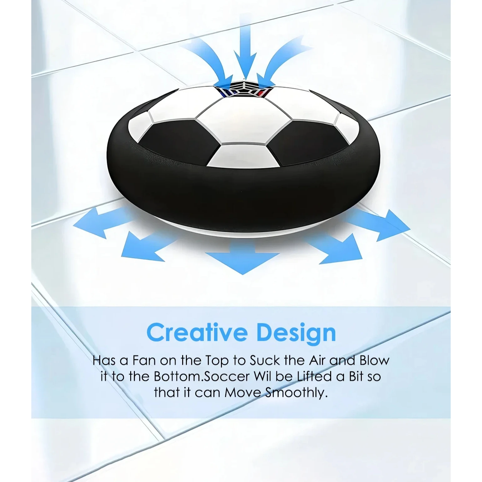 Drijvend voetbal Interactief voetbal voor kinderen Elektrisch binnen Ouder-kind Interactief sportspeelgoed Creatief sportspeelgoedspel