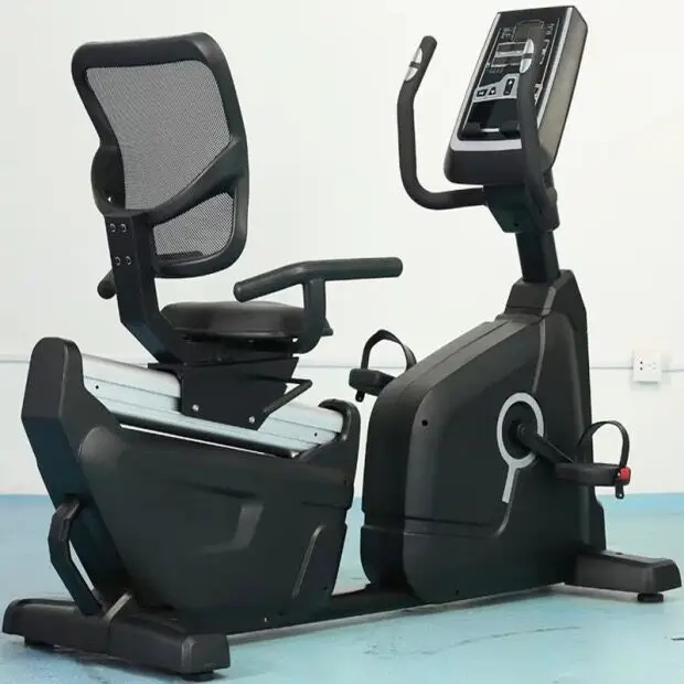 

Indoor Aerobic Exercise Muscle Commercial Gym Equipment ASJ-9315 Cardio Machine Electric Magnetic Bike Recumbent Bike