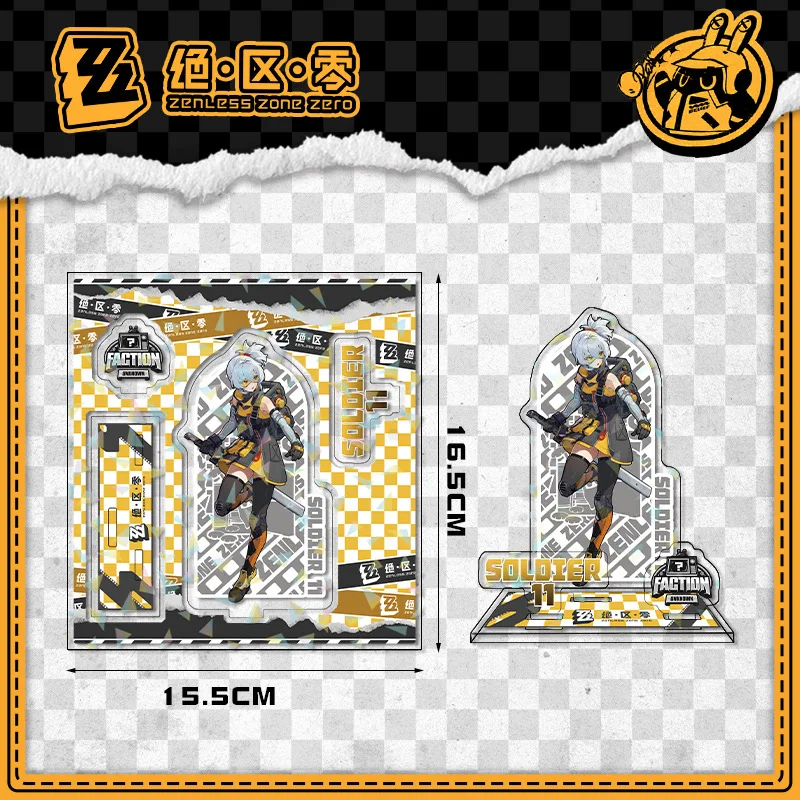 Anime Zenless Zone Null Cosplay Acryl Steh schild Stand Figur Indikativ Board Desktop Display Maskottchen Weihnachten Halloween Geschenk