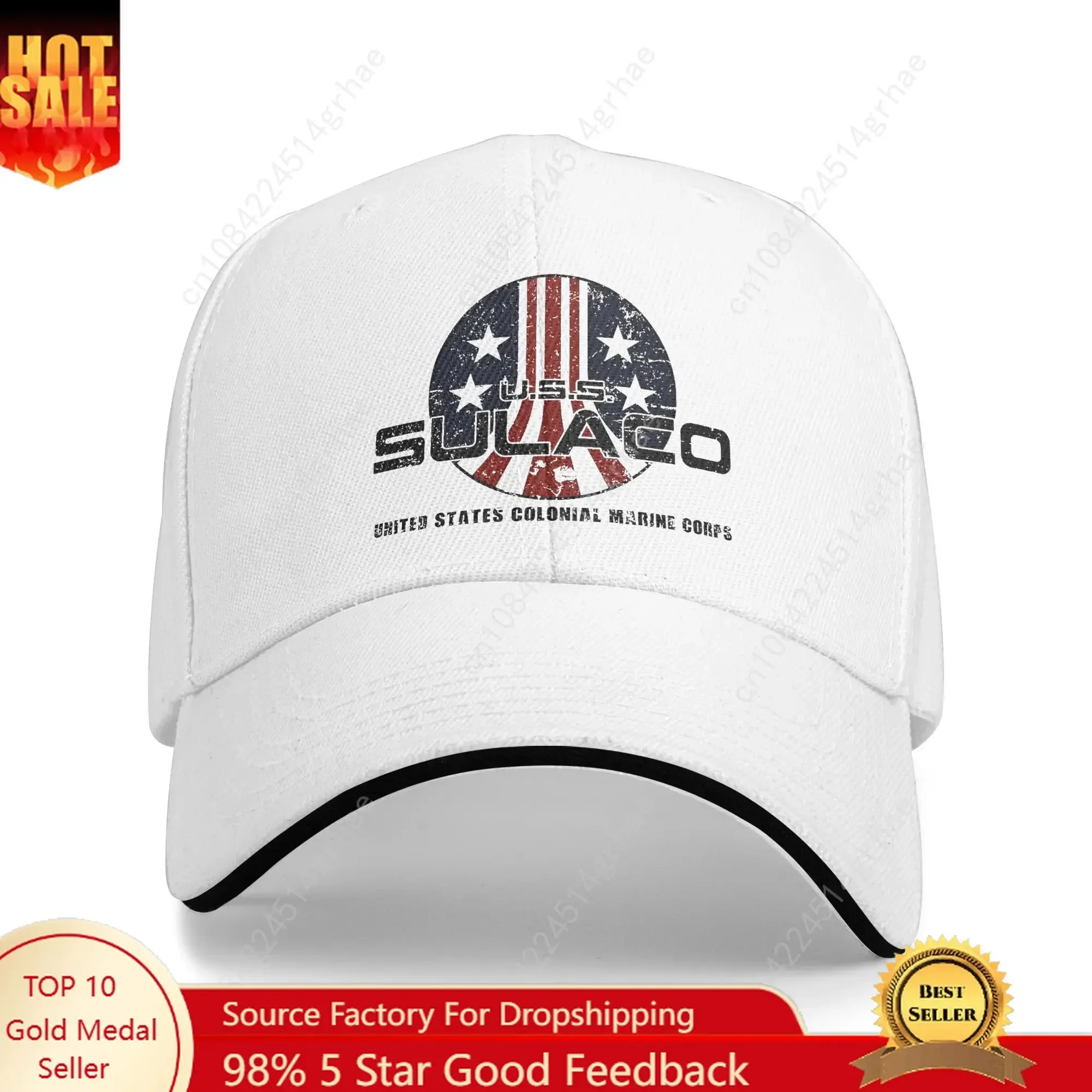 

USSed Sulaco Casual Baseball Cap Outdoor Gym Trucker Hat Summer Sun Visor Couple Women Fitted Retro Baseball Caps