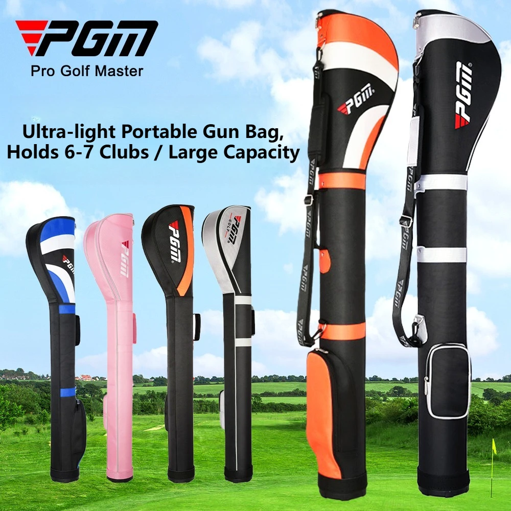 PGM Ultra‑Lightweight Wear‑Resistant Golf Stand Bag, Portable Large‑Capacity Golf Carry Bag That Fits 6‑7 Golf Clubs forPractice