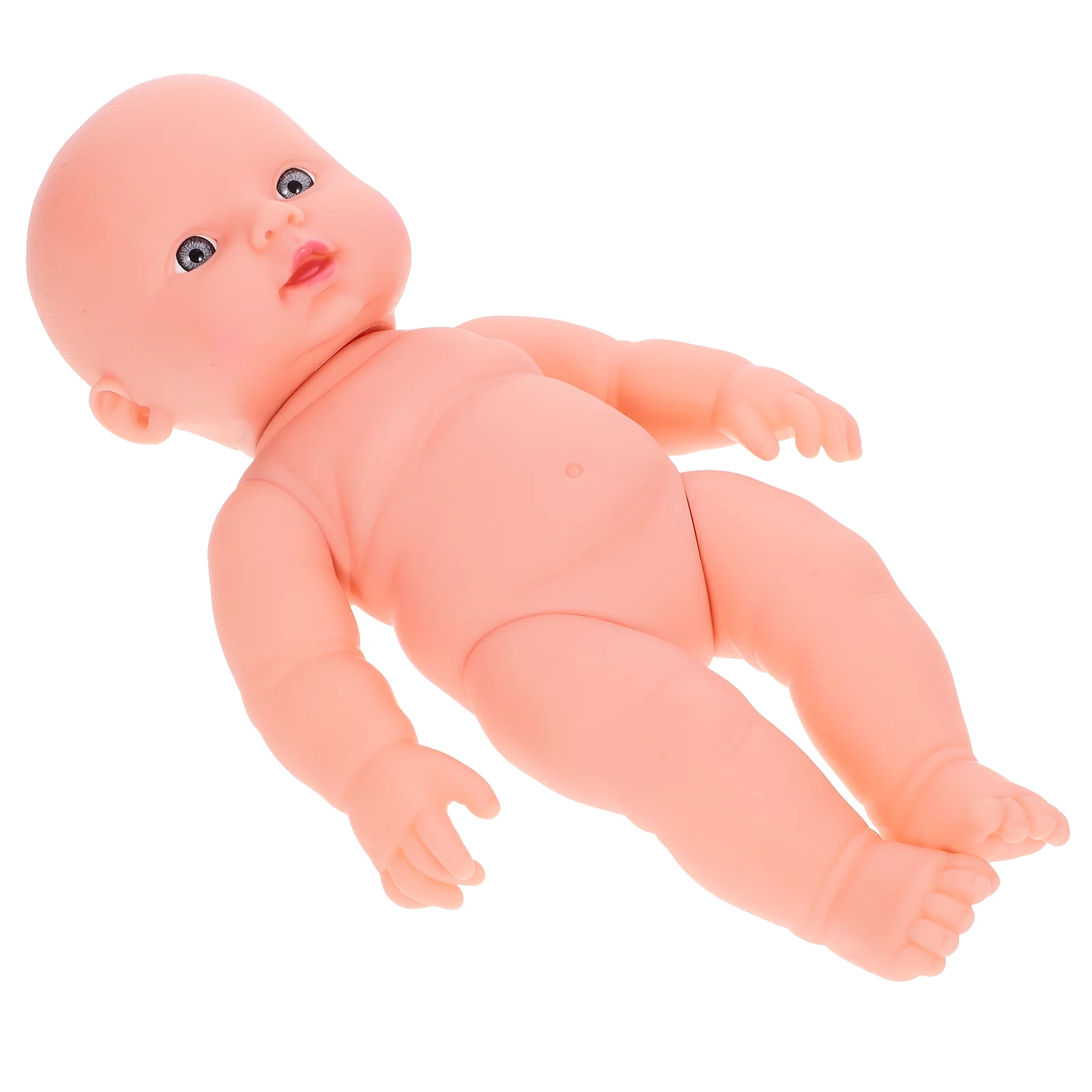 

30cm Baby Simulation Newborn Girl Emulated Dolls Expression Children Gift Baby Toy Birthday Gift (Pink, Naked)