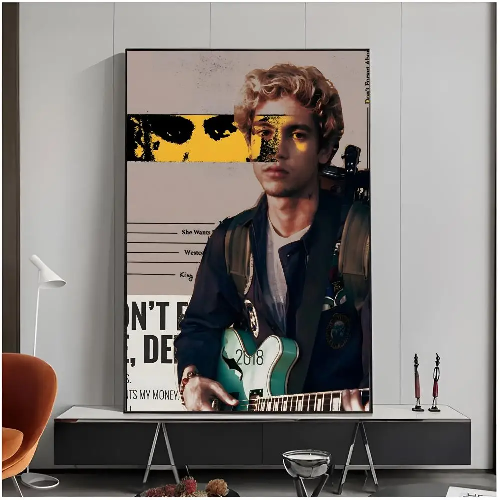 pop singer music D-Dominic Fike Poster Living Room Bedroom Decorative Print Unframed Decor