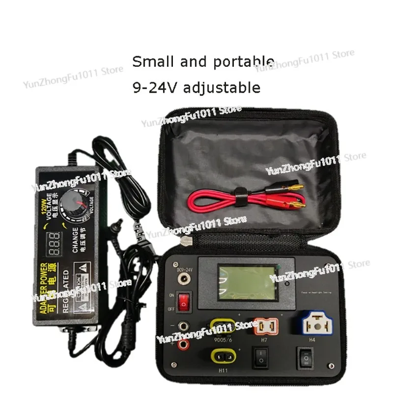 Car Led H4 H7 H11 H8 9005 9006 T10 Festoon Headlight Lamp Auto Lights Bulbs Testing Box Test Device 12V Portable Tester