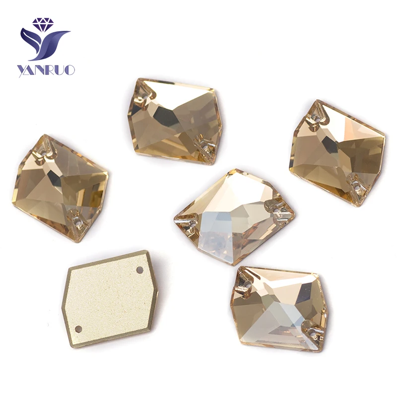 YANRUO 3265 Cosmic Flat Back Naai Kristallen Stenen Naaien Glas Strass DIY Losse Strass Voor Jurk