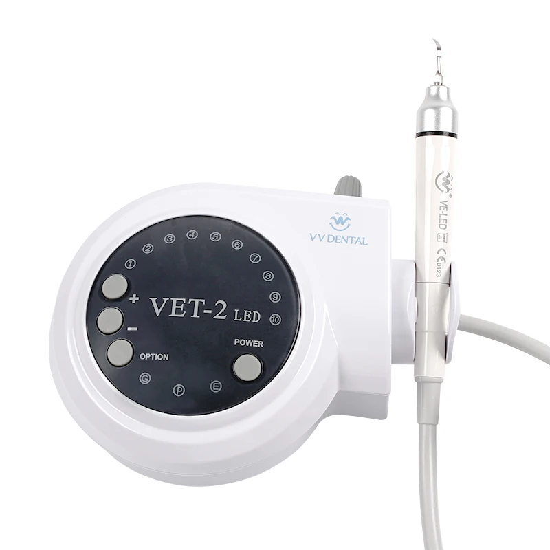 VVDental Dental Ultrasonic Scaler With 5 Tips for Teeth Cleaning Whitening Oral Care Equipment Removal Of Stains And Calculus VE