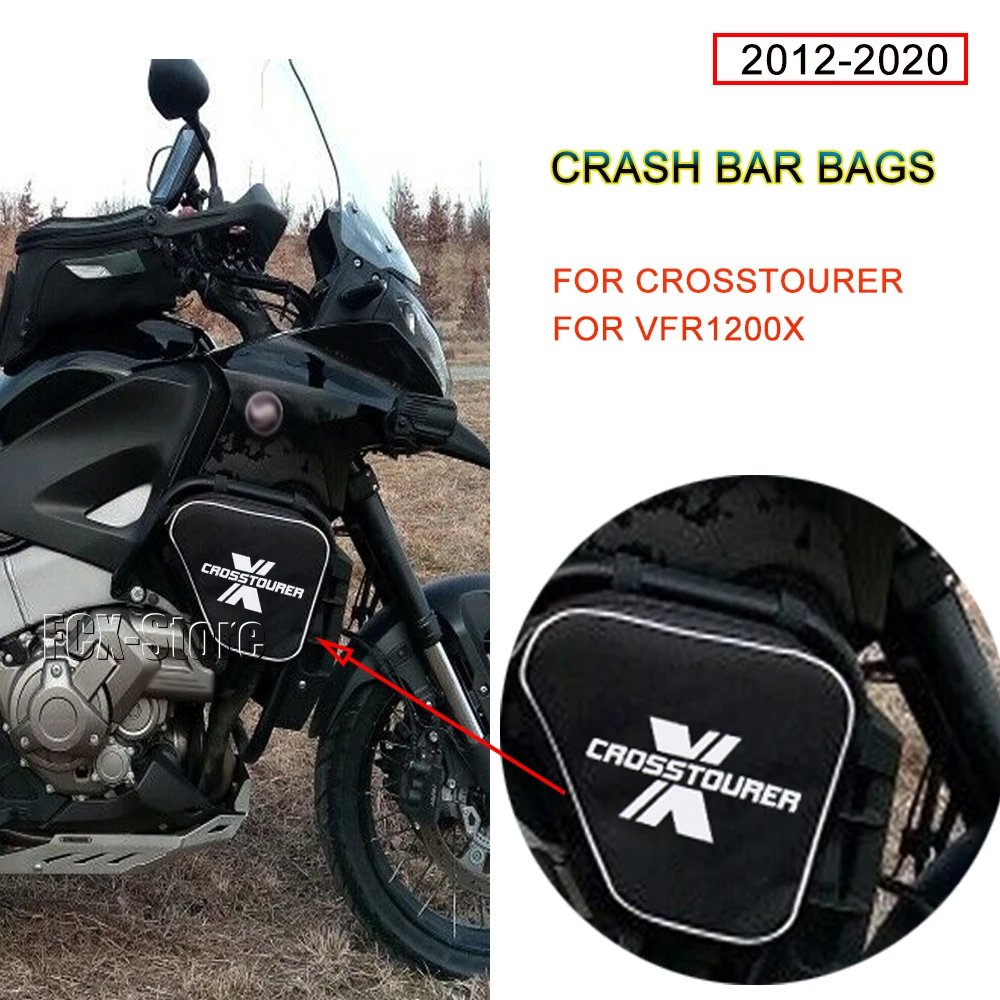 

NEW Motorcycle Tool Placement Travel Frame Crash Bar Bags 2020-2012 2013 2014 2015 16 For Honda VFR1200X VFR 1200 X Crosstourer