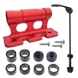 R6FE Aluminum Alloy Bicycles Fork Mount Car Roof Rack Mount Road Bike Bracket Holder Bicycles Front Fork Fixed Clip