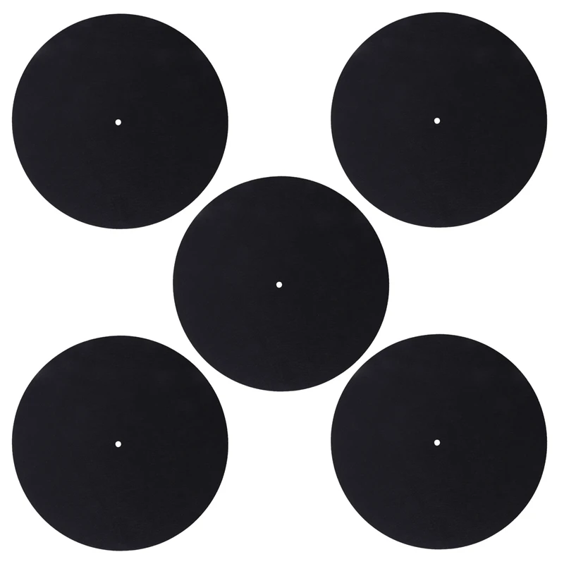 Ultra-Thin Anti-Static Lp ไวนิลเครื่องเล่นแผ่นเสียงสำหรับ Phonographs แบน Soft Mat บันทึก Slipmat Mat pad