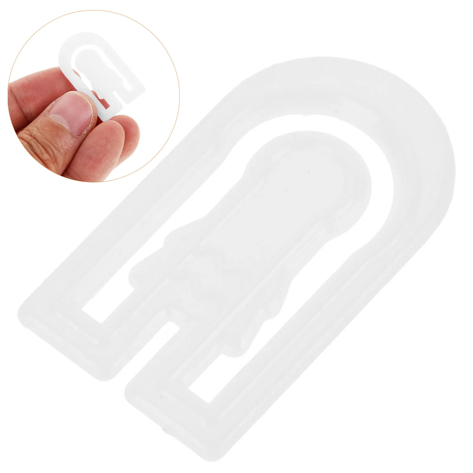 100pcs Reusable Shirt Back Clips for Clothes Shaping, Folding & Packing – Smooth Safe Plastic Garment Clamps