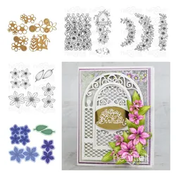 Clearance Sale Exquisite Flowers Metal Cutting Dies Stamps Scrapbook Diary Decoration Embossing Template DIY Greeting Card
