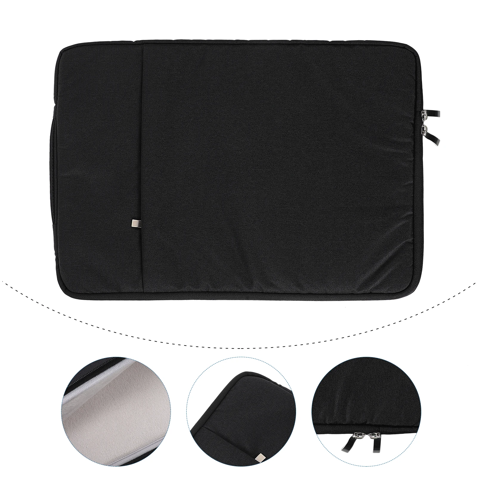 

15 Inch Laptop Sleeve Bag Waterproof Oxford Cloth Durable Protective Case 15inch Notebook Storage Pouch Office Use Creative