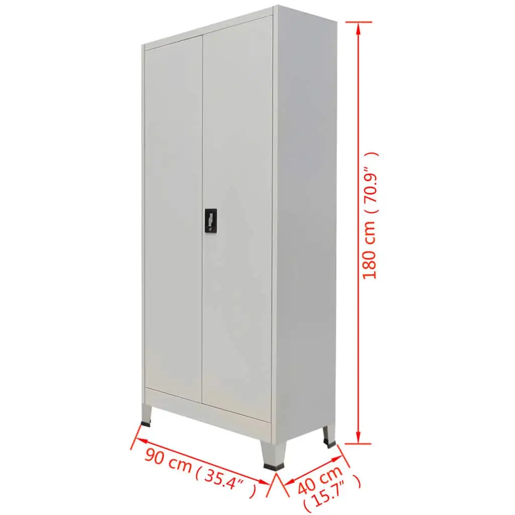 Office Cabinet, File Cabinet for Home Living Room School, Filing Cabinet with 2 Doors, Under Desk, Industrial Modern Style