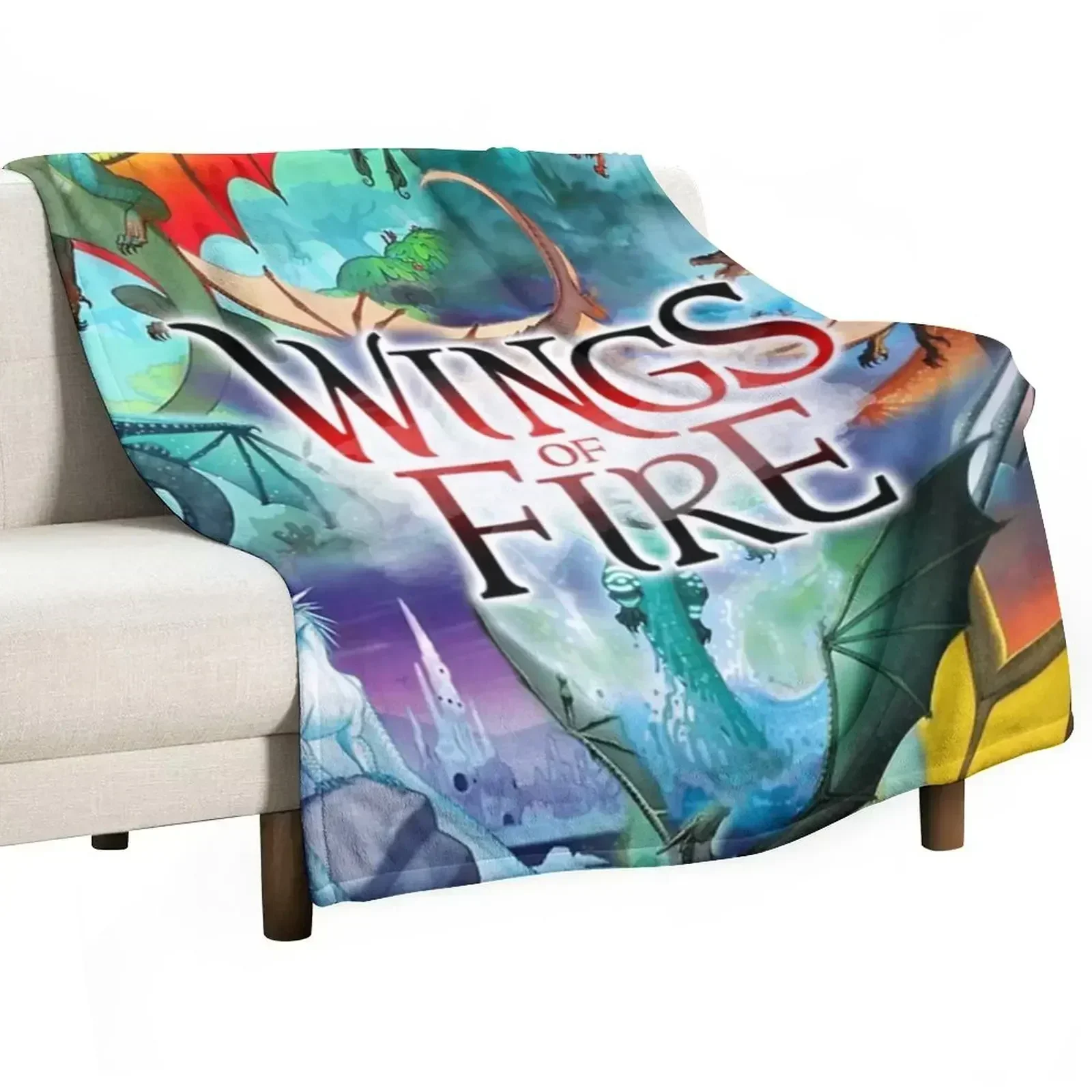 Wing of fire all dragon Throw Blanket Beautifuls decorative Soft Big Bed Loose halloween Blankets