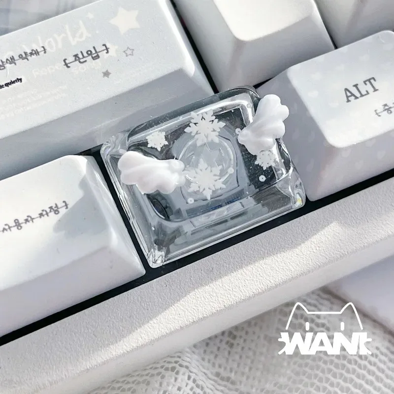 Wani Handmade Key Caps Set Artisan Keyboard Caps Custom Resin DIY