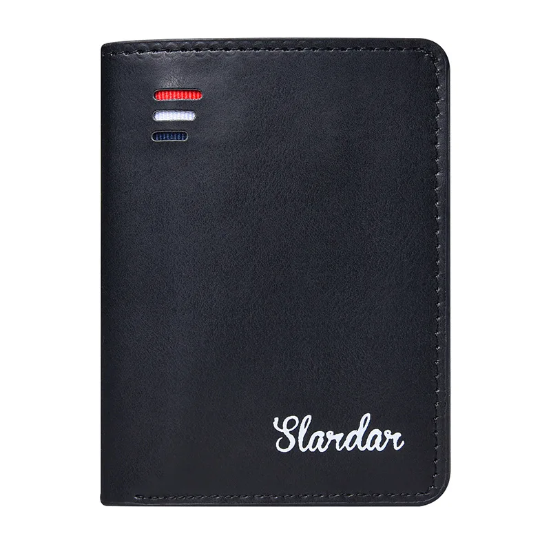 

Men's Wallet PU Short Lychee Patterned Multifunctional Thin Good-looking Durable Convenient Large Capacity Male's card bag