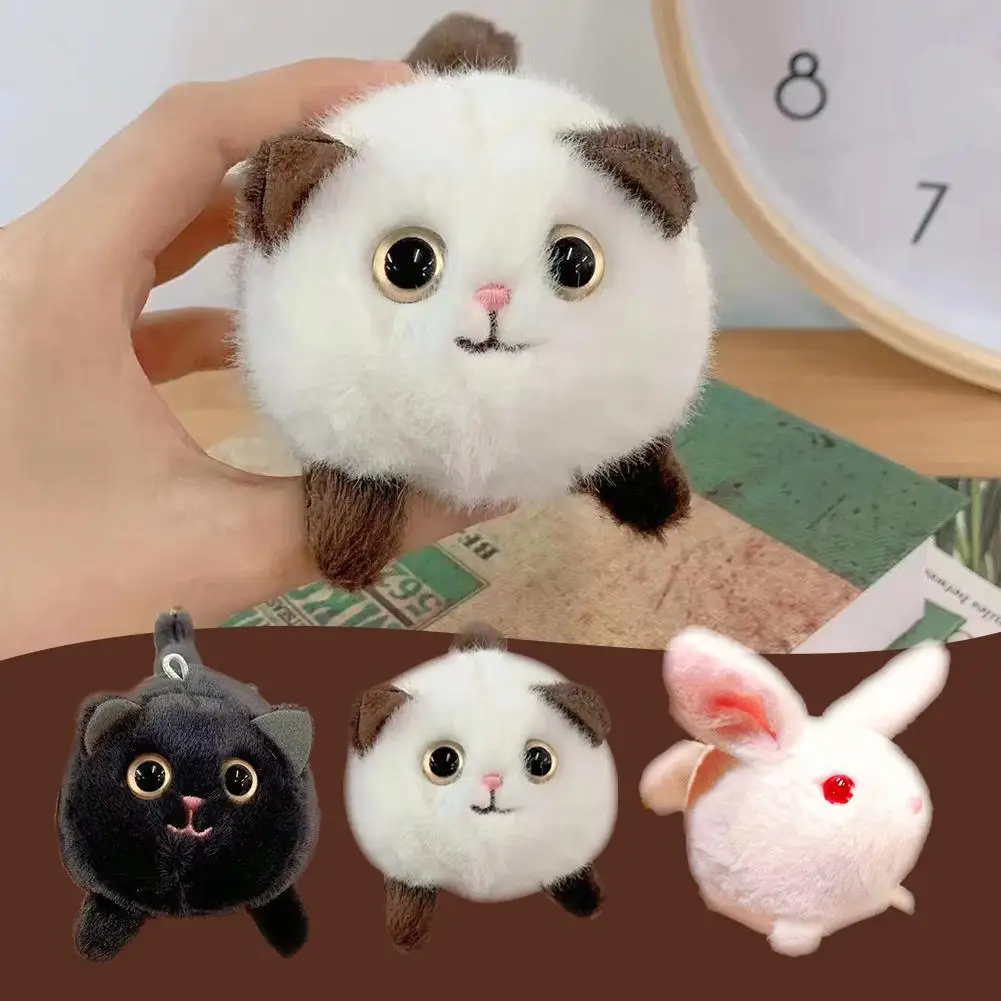 

Cat Plush Key Rings Door Keyring Bag Pendant Cat Plush Keychain Women Cute Doll Pendant Fashion Jewelry Bag Girls Key Chains