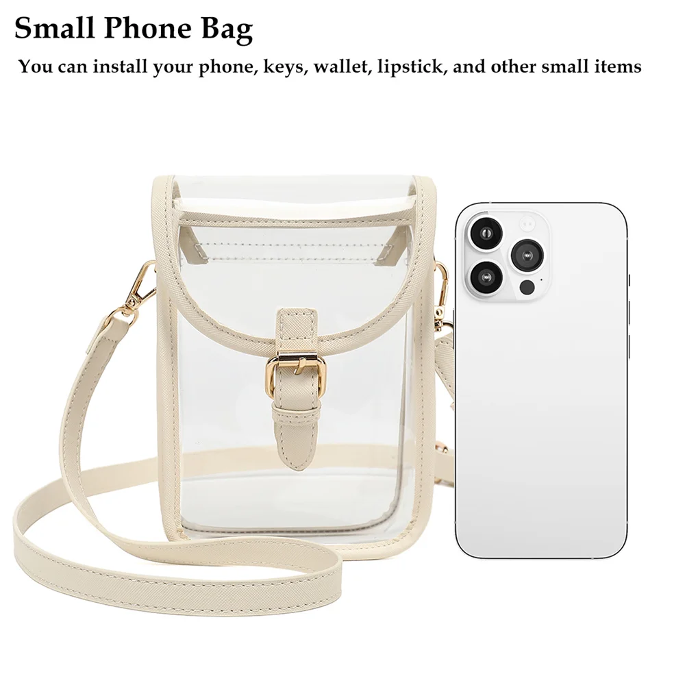 PVC Clear Should Bag PU Leather Clear Messenger Bag Casual Shoulder Purses Jelly Transparent Women Hand Bag Clutch Women Bag