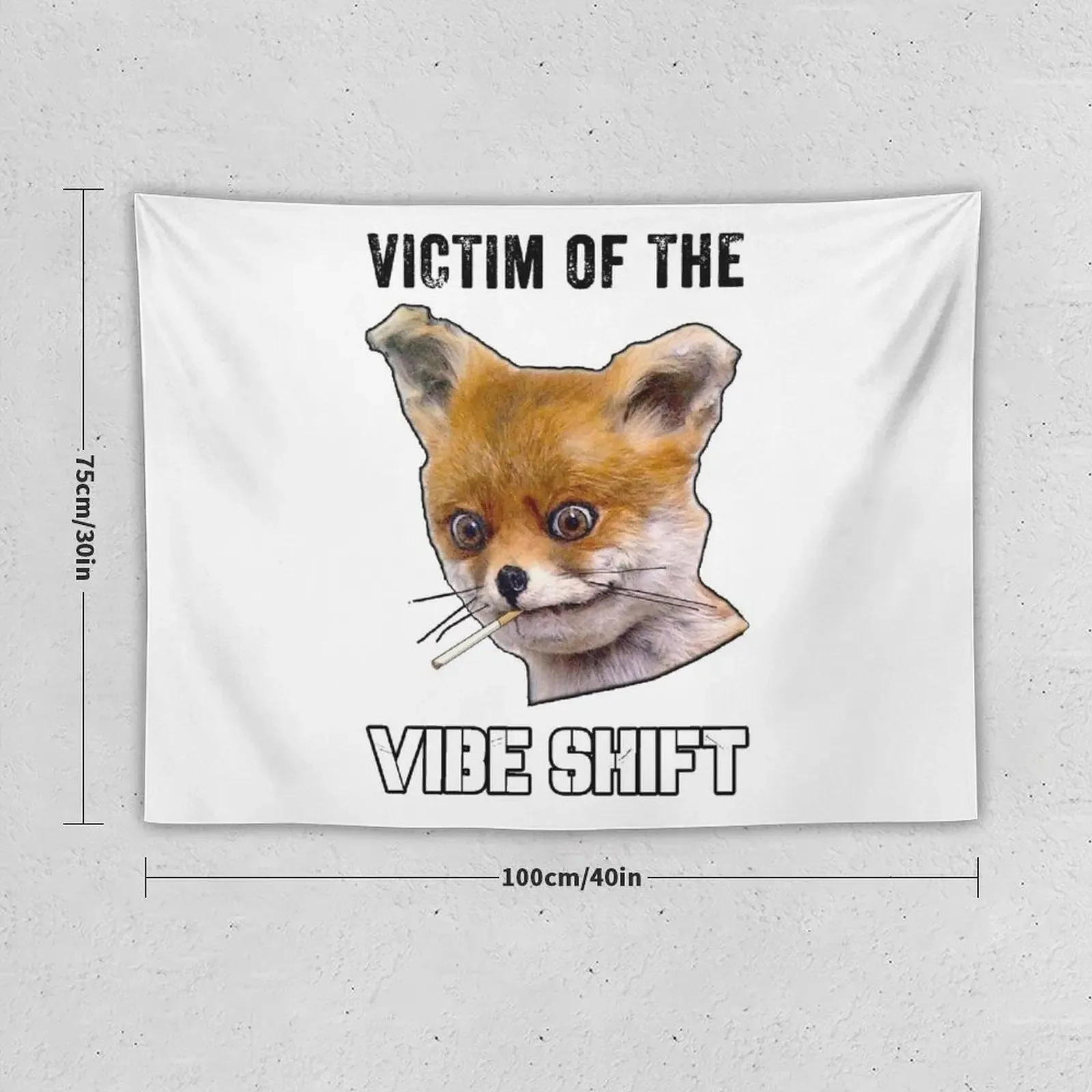 Victime of the vibe shift Tapestry Home Decoration Aesthetic Room Decorations Room Decorations Tapestry