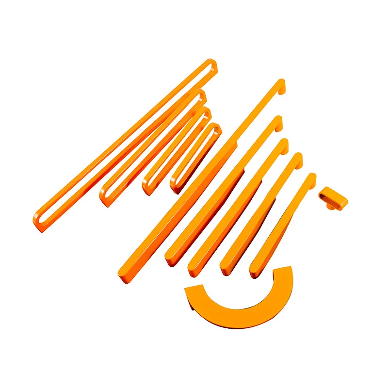 Orange Hollow Cabinet Handles Kitchen Cupboard Door Knobs Bedroom Long Wardrobe Pulls Modern Simple Furniture Hardware