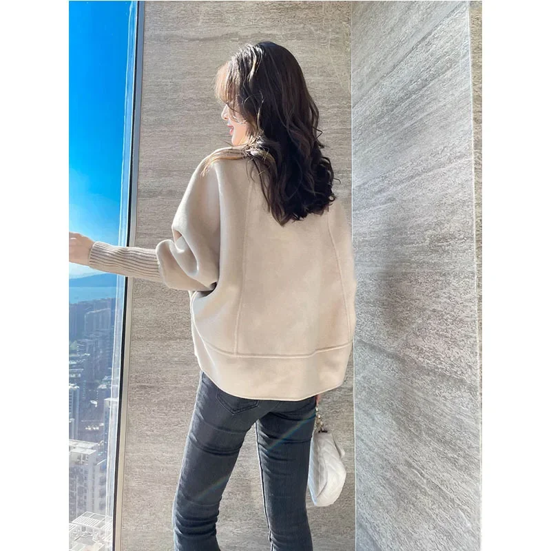 Spring 2024 New Spring Clothing Small Wool Jacket Early Spring Premium Sense Small Fragrant Wind Short Coat Women's