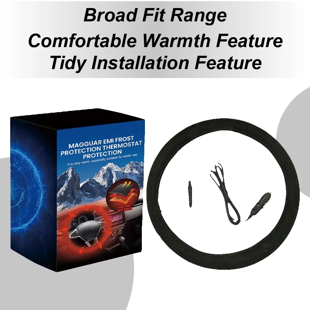 

Крышка с подогревом колеса автомобиля, 12 В, плагин, безопасное вождение, обогрев автомобиля, защитный чехол для колес для седана, грузовиков, минивэнов, ежедневных поездок на работу