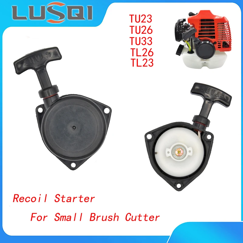 

LUSQI Recoil Pull Starter Lawn Mower Gasoline Brush Cutter Start Replacements Fits TU23/TU26/TU33/TL26/TL23