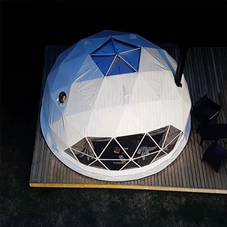 Luxury Insulated Dome Tent, 4 Season Hotel Exhibition, Waterproof Windproof Shelter for Outdoor Camping Events Use