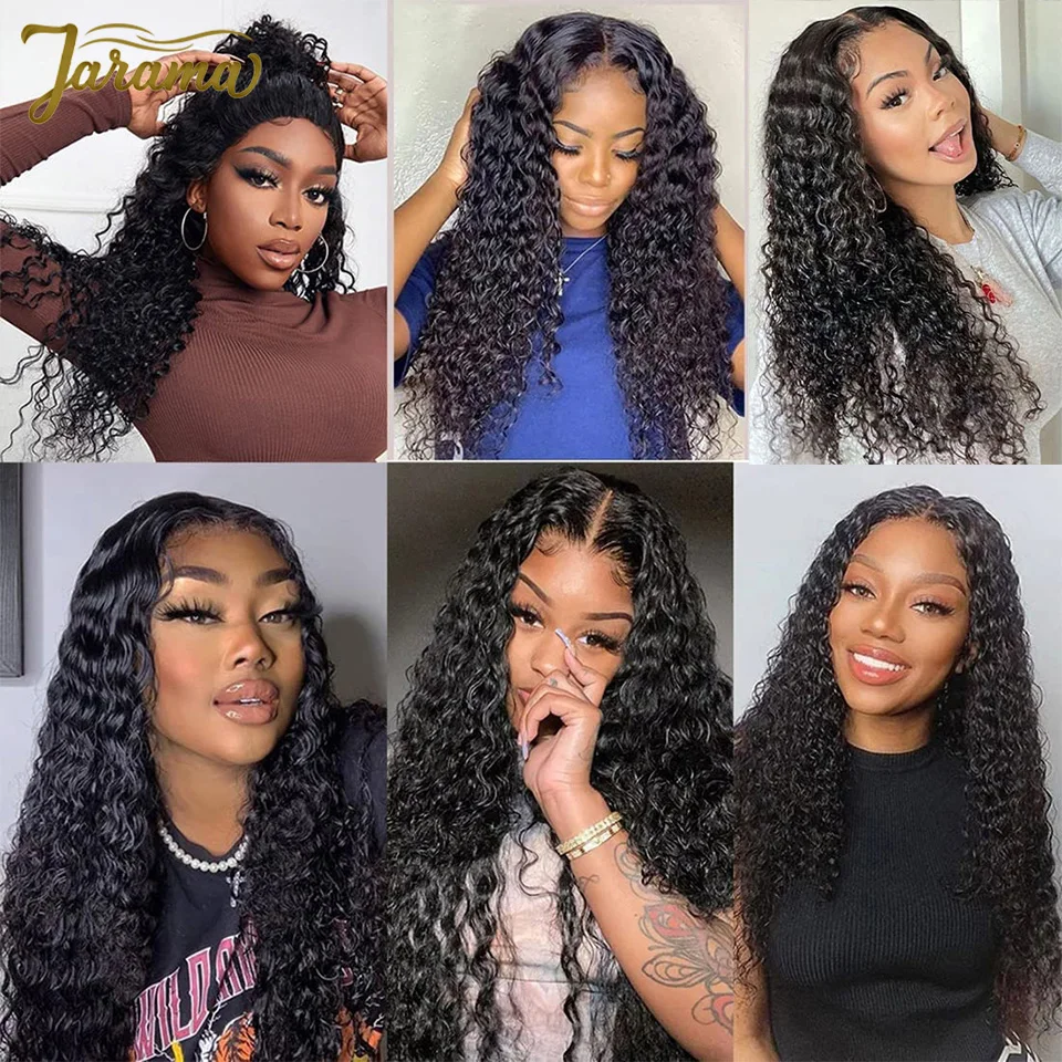 Deep Wave Human Hair Closure 4x4/5x5 Transparent Lace Closure Brazilian Closure Frontal Lace Closure Only Natural Hairline With Baby Hair