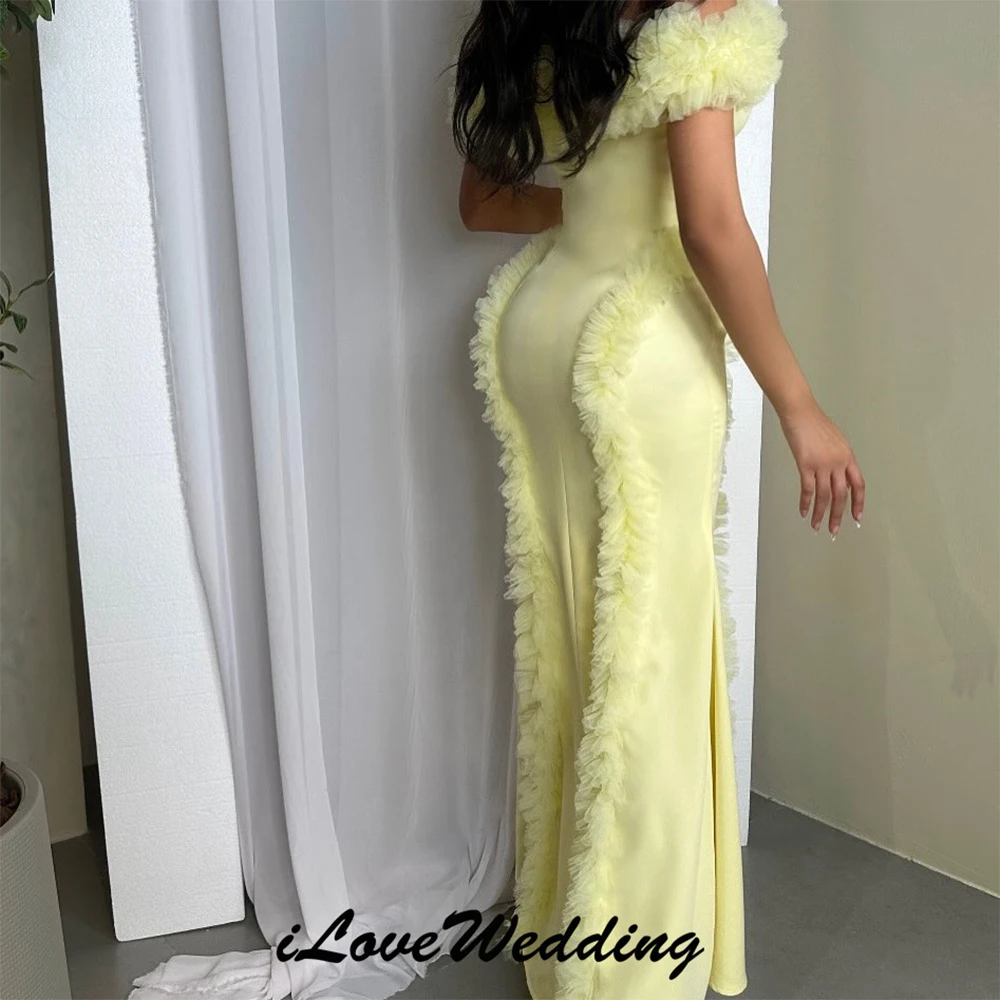 رائعة أنيقة جيرسي الطية Ruched رايات حورية البحر خارج على الكتف فساتين متوسطة الطول مناسبة مخصصة فساتين الموضة حسب الطلب #3