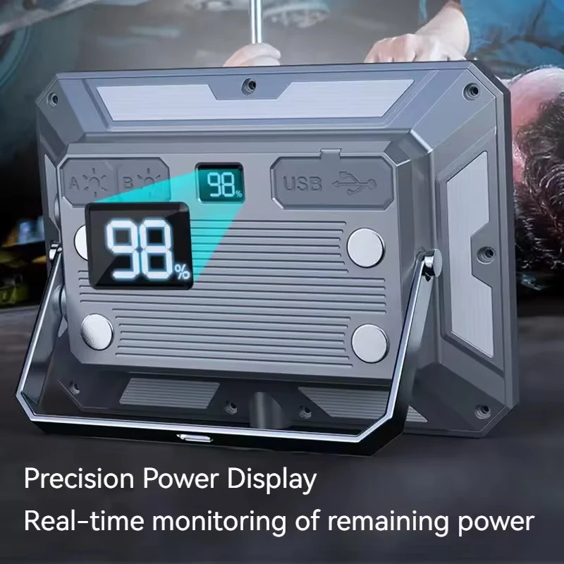 Portable LED Camping Tent Light Type-c Rechargeable Searchlight High Power Outdoor Emergency Lighting Waterproof Hanging Lamp