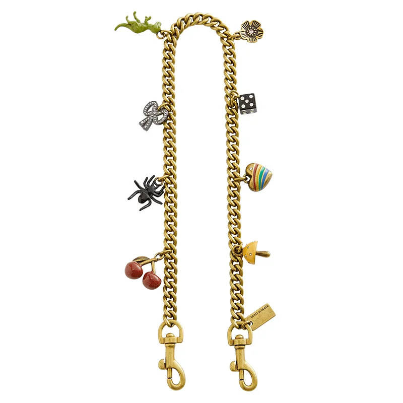 سلسلة حقيبة مناسبة لمدرب بروكلين 28 حقيبة تمديد سلسلة أكياس تحت الإبط ديكور لتقوم بها بنفسك سلسلة حقيبة الملحقات