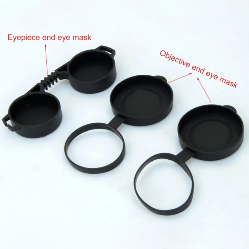 Silicone Binoculars Dust Cover for 42 45mm / 52 55mm Lens, Home Decoration Access