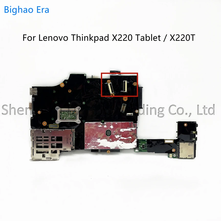 For Lenovo Thinkpad X220T X220-Tablet Laptop Motherboard With i5-2620M i7-2620M i7-2640M CPU H0227-3 Fru:04W3276 04W0660 04W3280