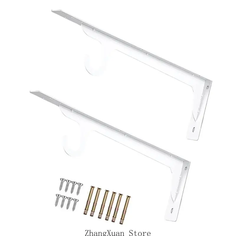 Starke Metall-Doppelhakenhalterungen, Upgrades zur Maximierung des Stauraums Kleiderschrank, 3 x – Detail 3