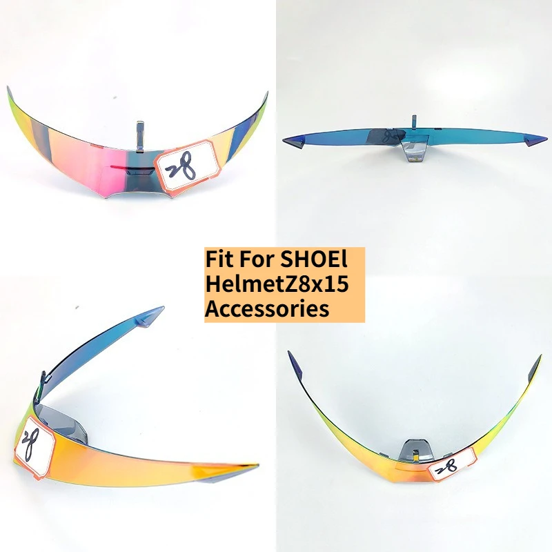 Fit Z8 X15 Motorcycle Helmet Paste-On Spoiler Tail Wing Rear Wind Deflector Decorative Accessories
