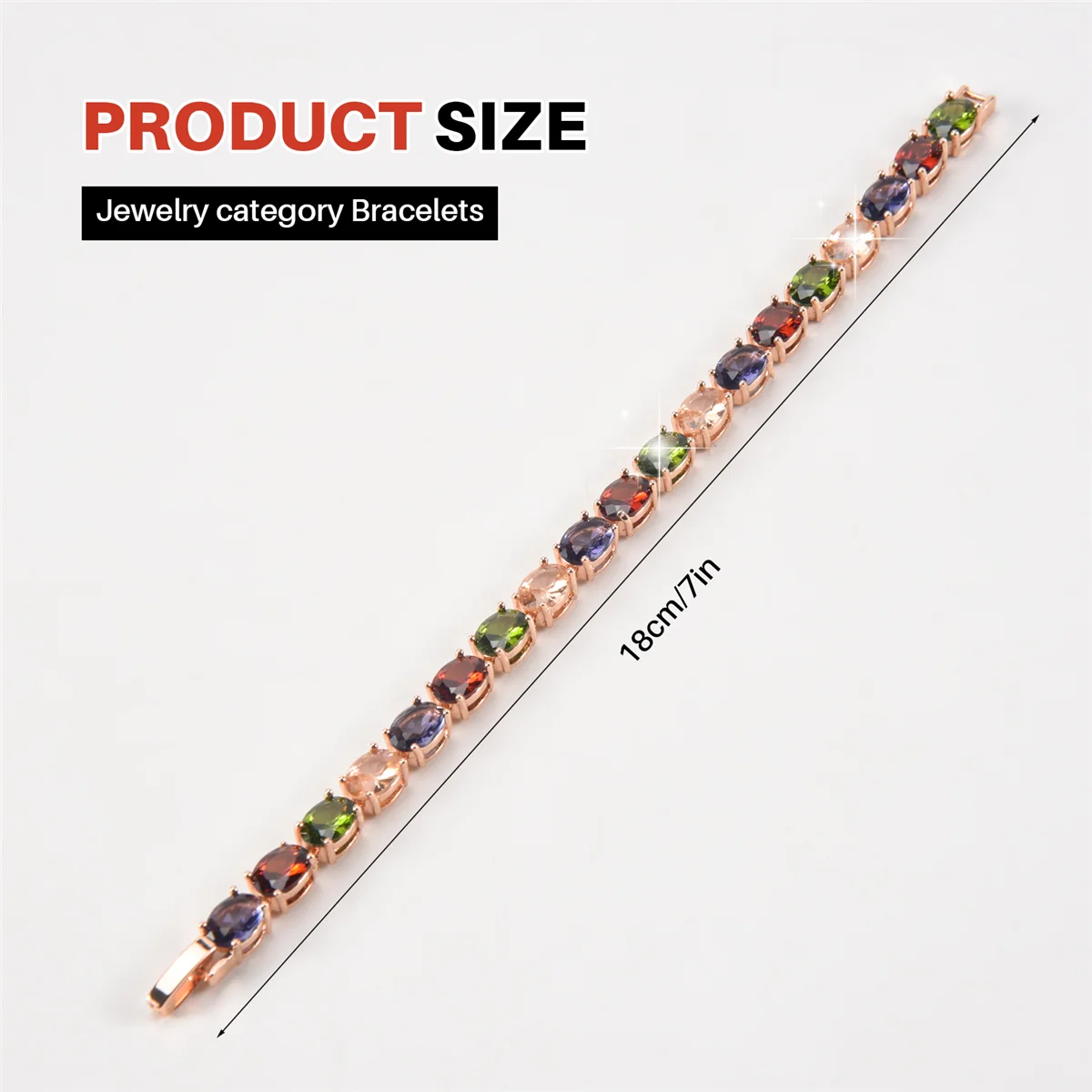 ABQR связанный браслет-браслет с цепочкой из кубического циркония, модный женский подарок для невесты, 18 см