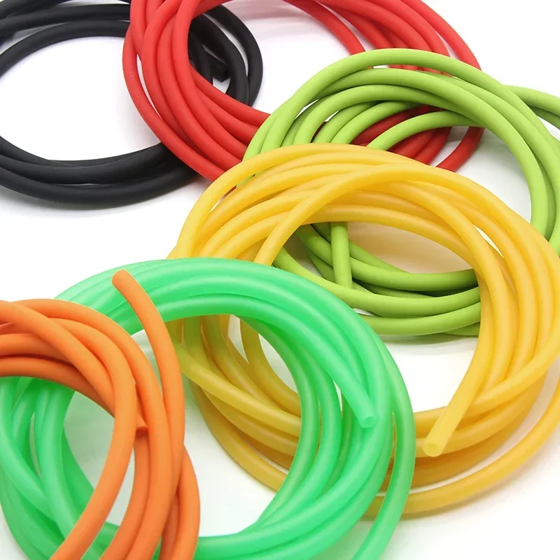1.6 ~ 6mm Cintura di tensione Multi-colori Slingshot Catapulta Chirurgica Fucile medico Fascia Tubo di gomma 1/3/5m Tubi di gomma in lattice naturale