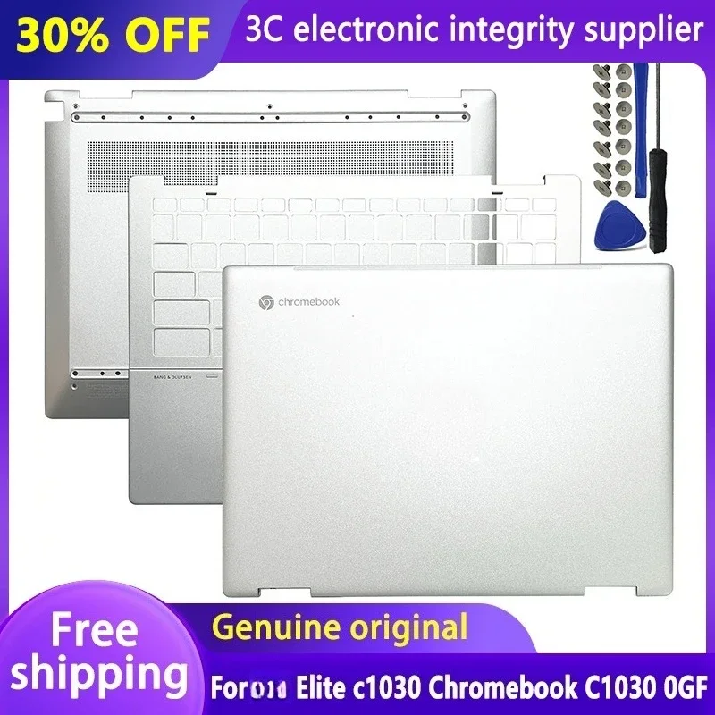 

Original New Laptop for Elite c1030 13.5inch Chromebook C1030 0GF LCD Back Cover Palmrest Bottom Case Top Housing Upper Cover